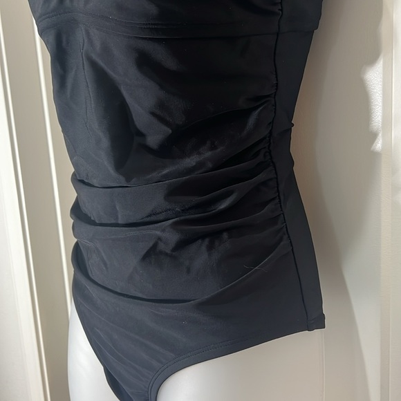 Kona Sol one piece, black bathing suit. - Picture 4 of 9